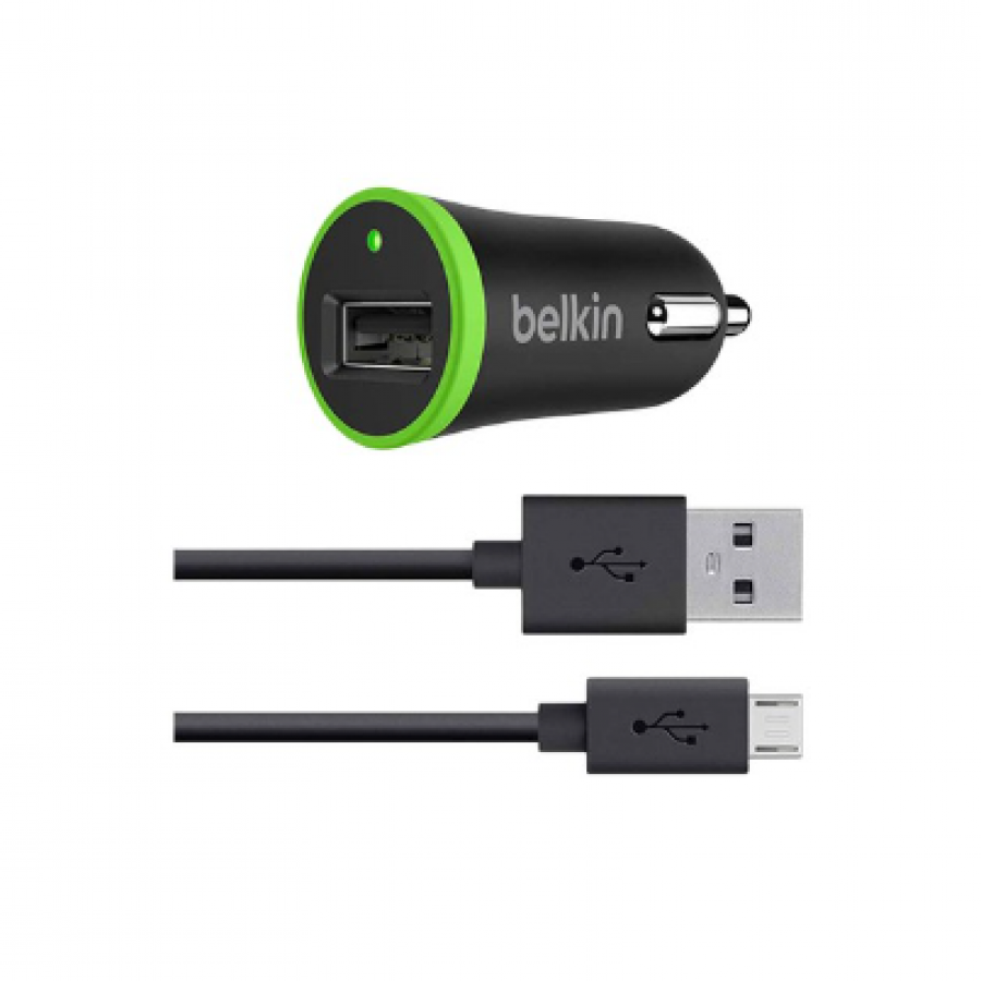 Cargador para auto Belkin doble de 37 W y cable Lightning a USB-C