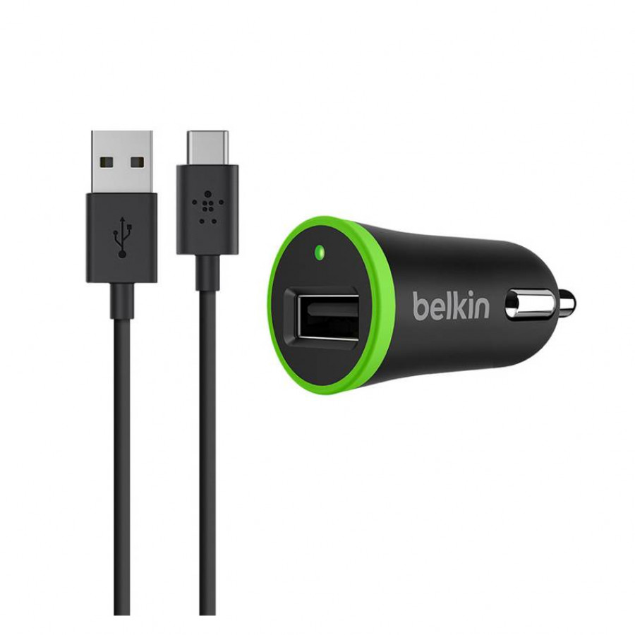 Cargador para Carros Belkin USB-C 20W Negro