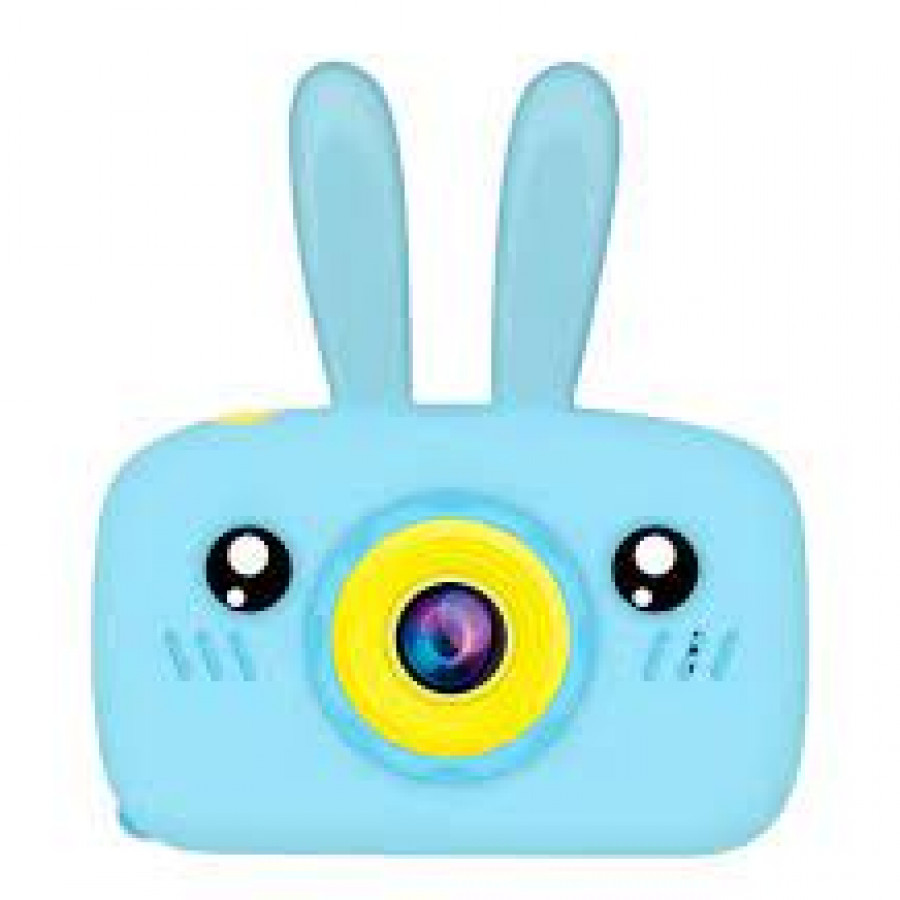 Camara Infantil Conejo Azul - Cámara Digital Para Niños Forma De Conejo Azul
