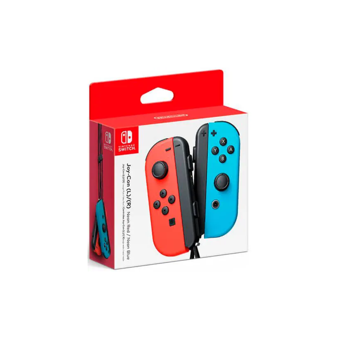control neon Control Joy-Con Azul y Rojo Neón