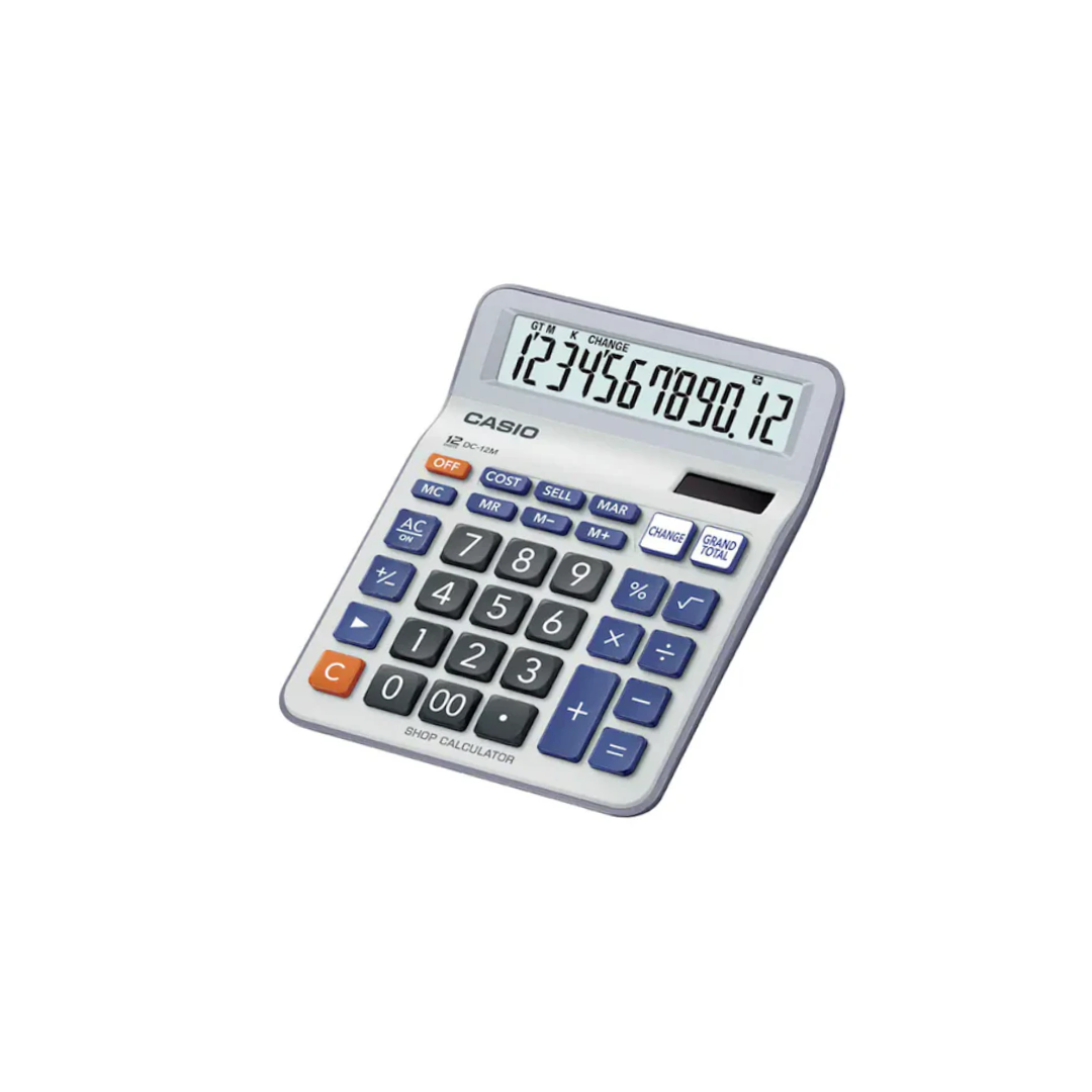 calcu CALCULADORA BASICA CASIO 12DIG MC-12M