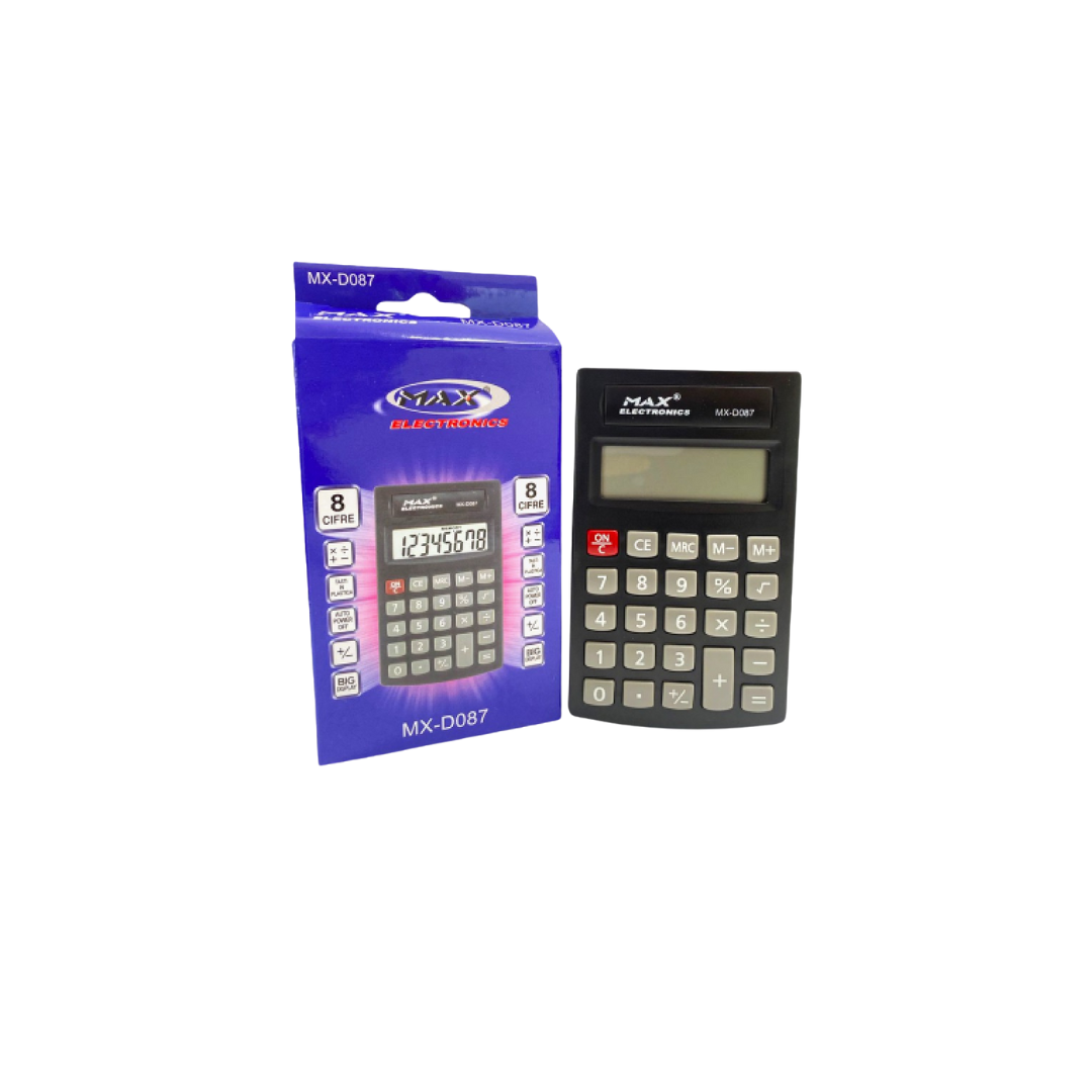 mediana max CALCULADORA MAX 8 DIGITOS MXD-087 BOLSILLO